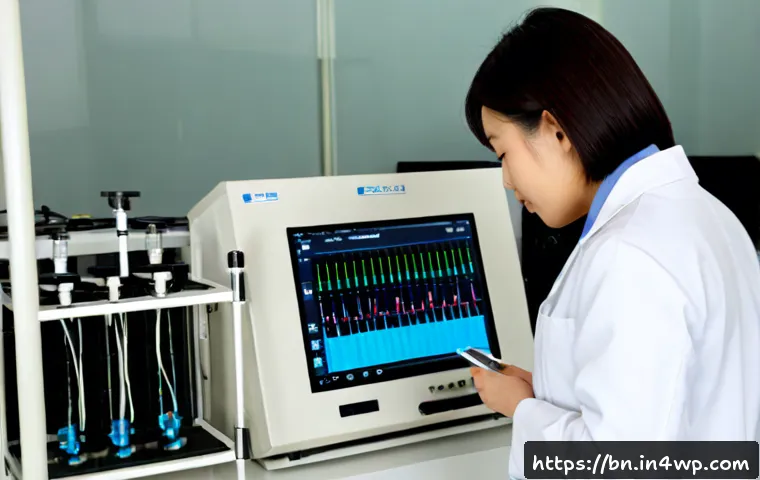 실험 설계의 피드백 메커니즘 - Photorealistic research laboratory scene showing an experiment feedback mechanism, a scientist in a ...